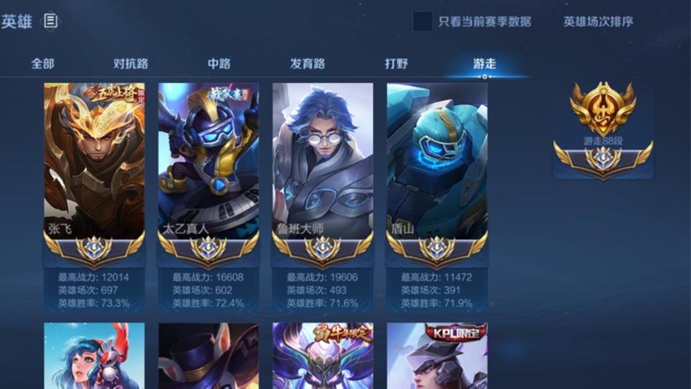 s23新赛季出现辅助之神,主页14个国服,游走88段王者唯一_腾讯新闻