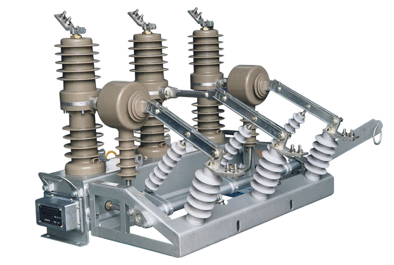 高压断路器(或称高压开关)是变电所主要的电力控制设备,具有灭弧特性