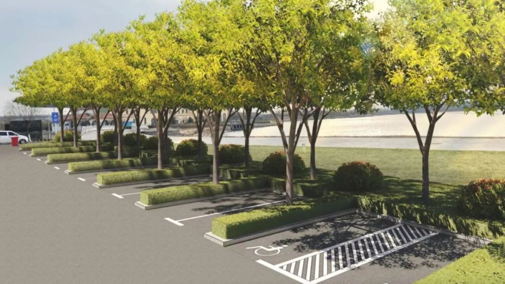 如意湖公园:增加绿化间隔带 打造林荫停车场_腾讯新闻