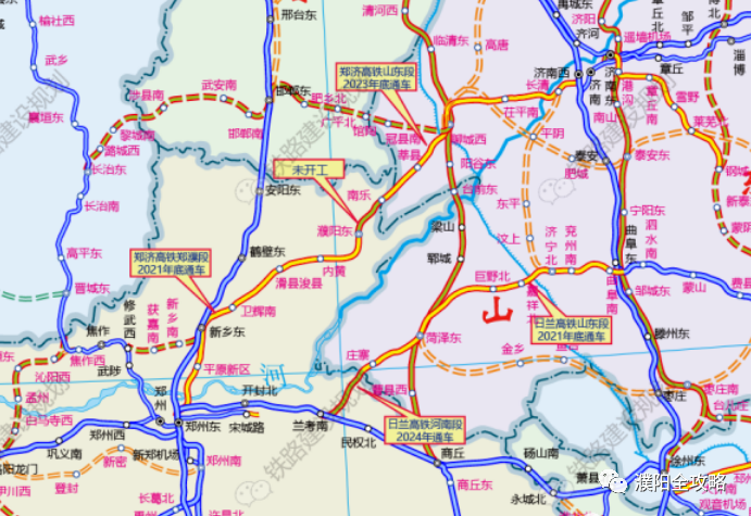郑济高铁濮阳站最新进展曝光濮阳至南乐段马上开工