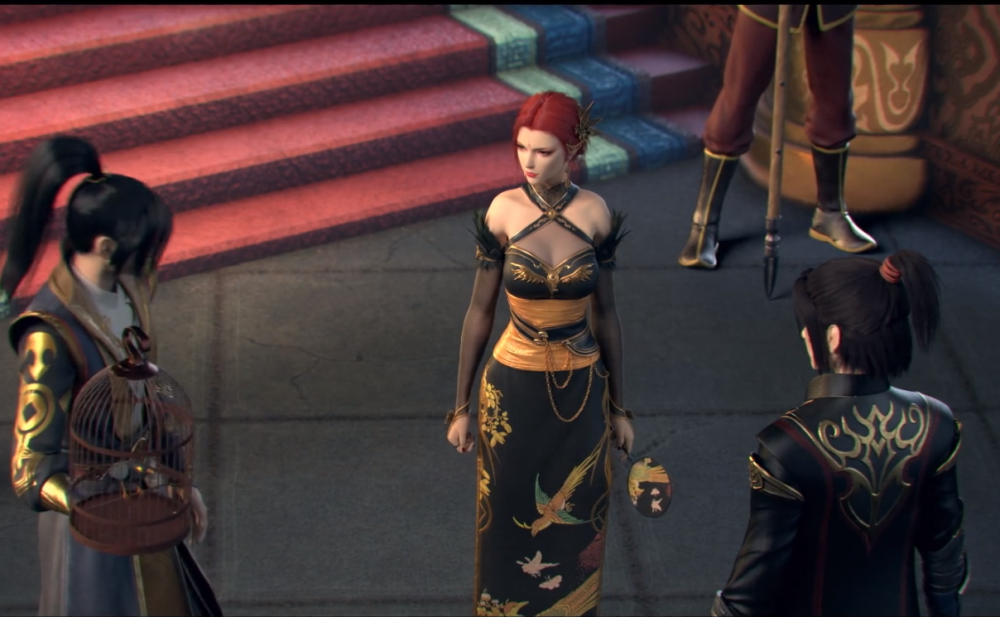 斗破苍穹时隔三年的第四季登场女皇雅妃出场美丽动人