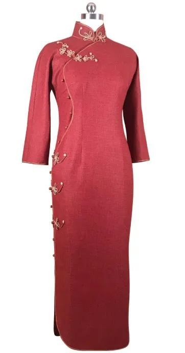 如何裁剪好一件羊毛旗袍该