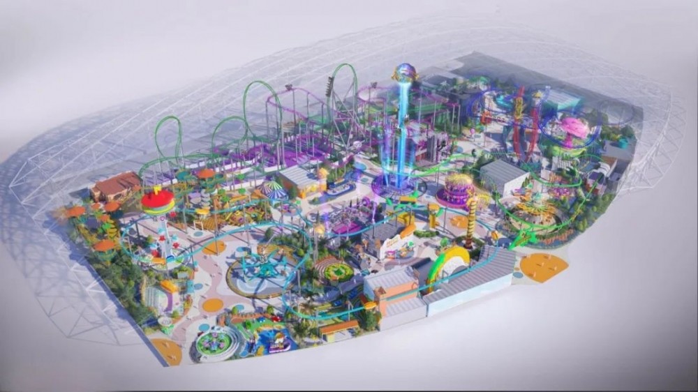 中国摩新进展尼克乐园进口游乐设备全部到货