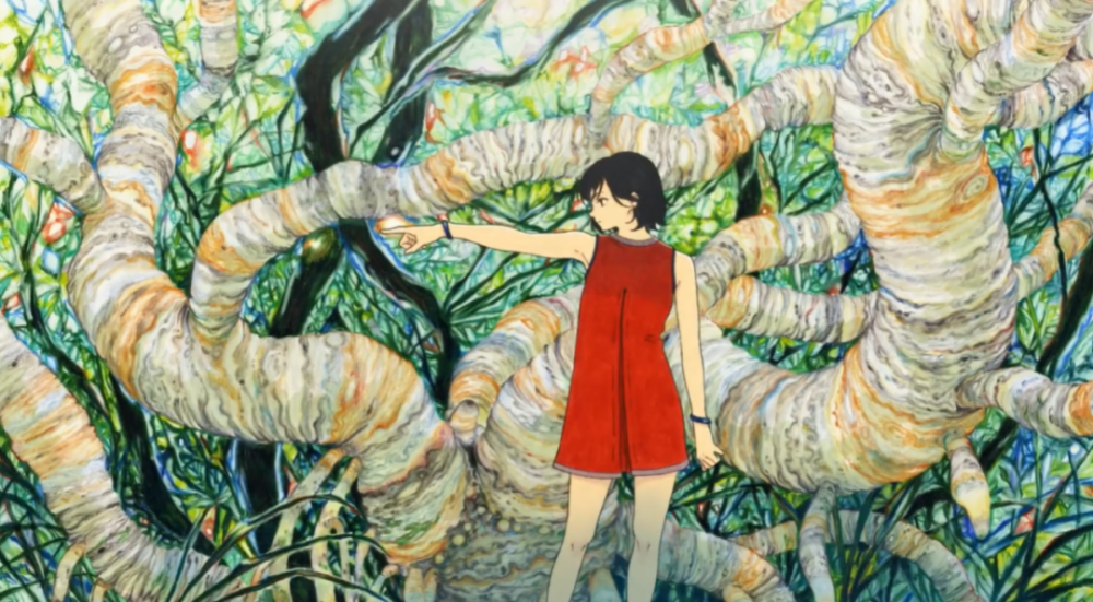 前天看到原画师玉川做的独立动画《puparia 蛹梦》