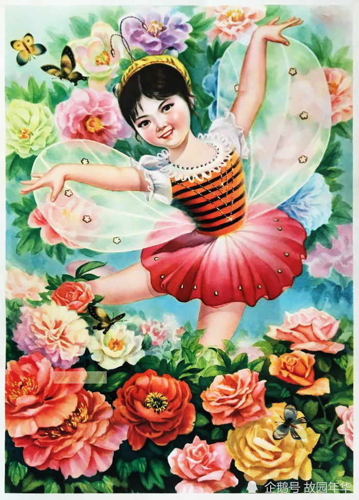 80年代年画高手经典年画佳作,有幅年画里的人物当年红极一时_腾讯新闻