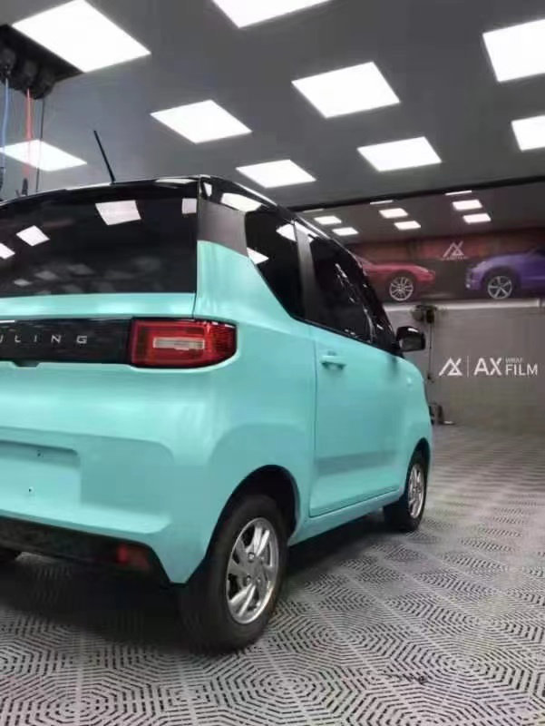 宏光mini ev改色蒂芙尼蓝 轻奢派来一款