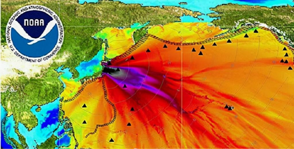 核廢水擴散想象圖這個時候啊就需要日本政府做出一個科學的又不違背