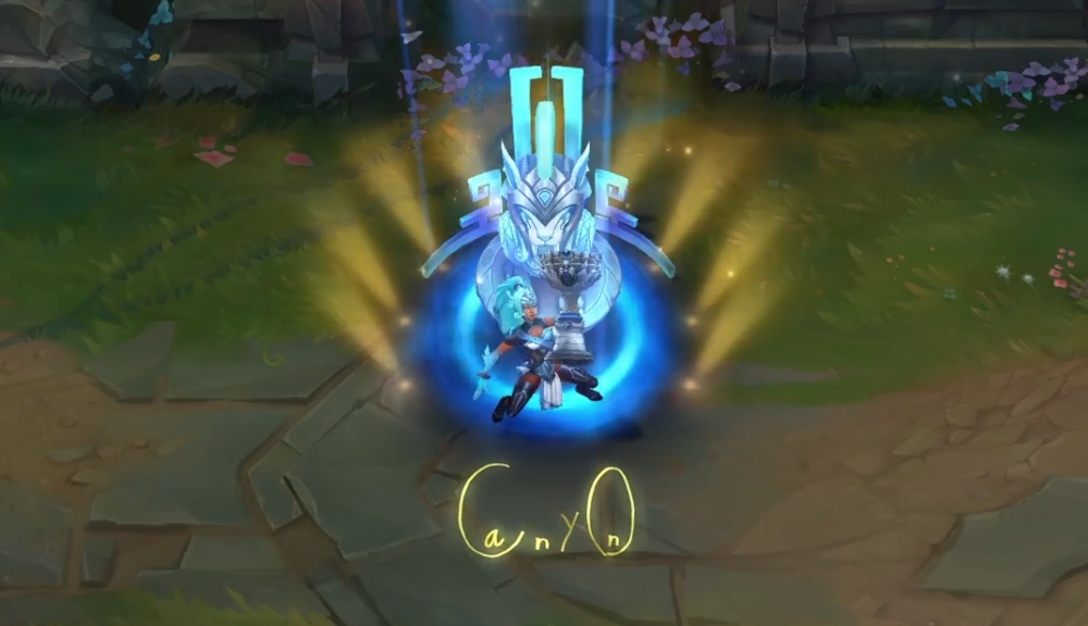 dwg皮肤模型:烬开大帅到犯规!蕾欧娜二次元味道十足_腾讯新闻