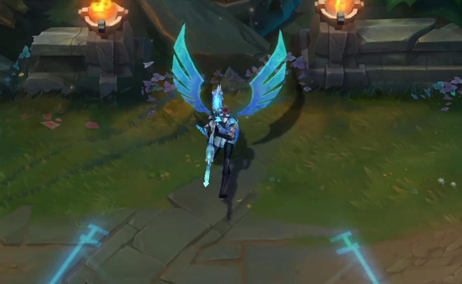 dwg皮肤模型:烬开大帅到犯规!蕾欧娜二次元味道十足_腾讯新闻