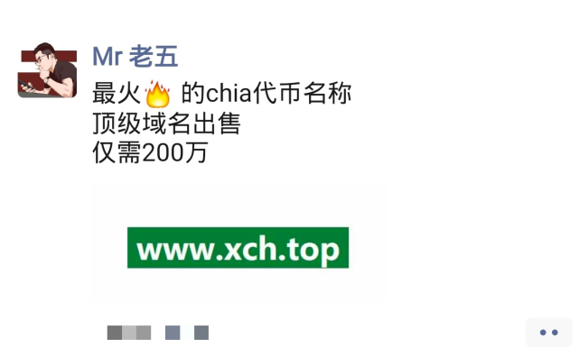 chia這麼火xch.top賣200萬值麼?|chia|域名|比特幣|硬盤