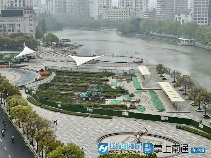 【91.8最新】南通环西文化广场启动整体提升改造