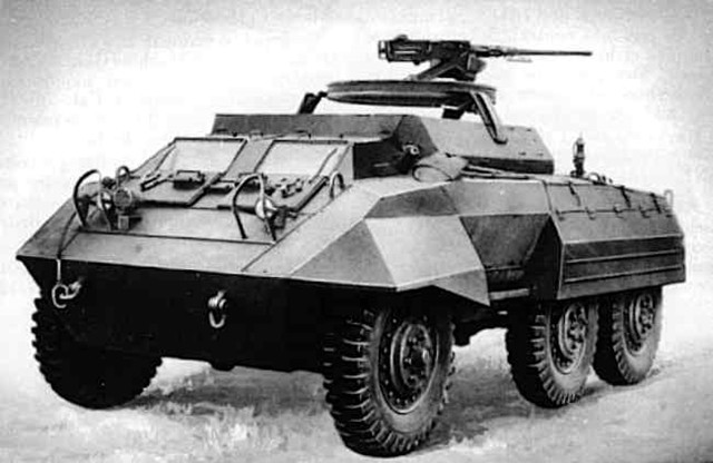m8装甲车的同胞兄弟二战美国m20多功能装甲车