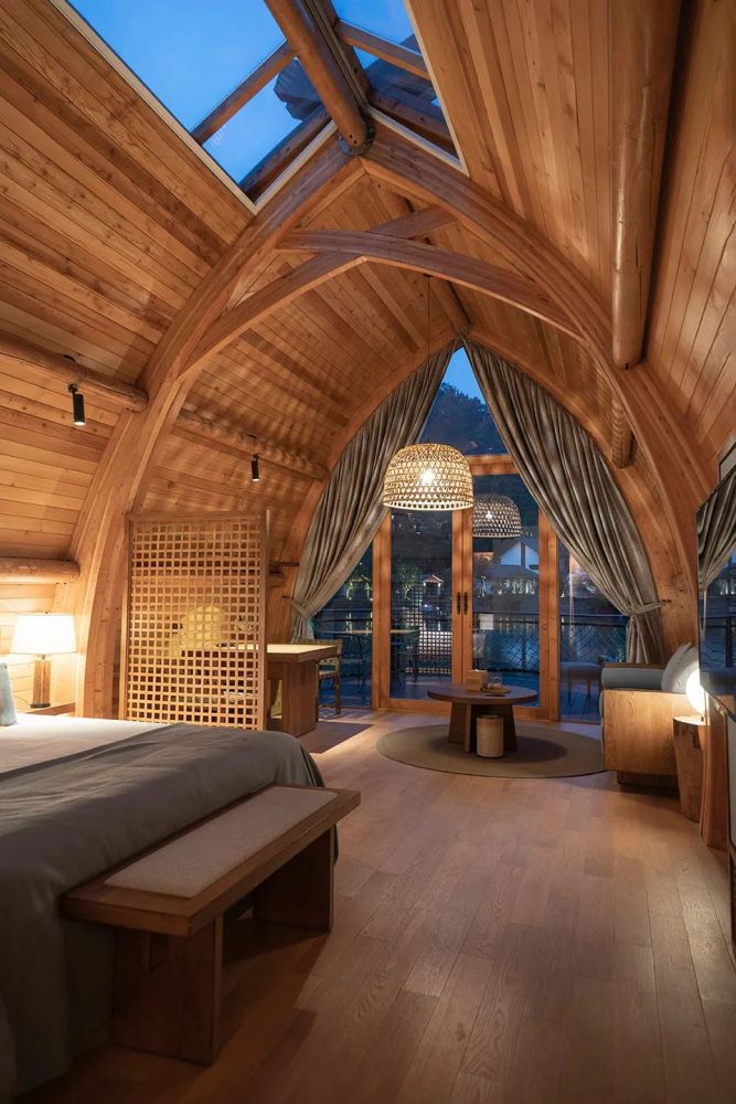 收集木结构在建筑空间里的美