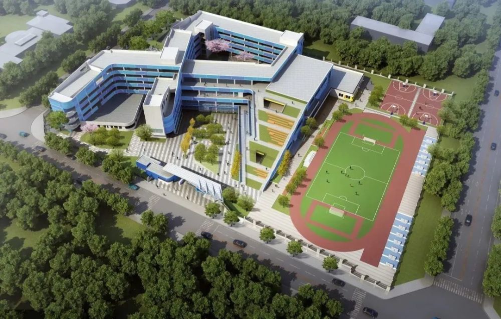 与本校一母同胞泡桐树小学新校区来了