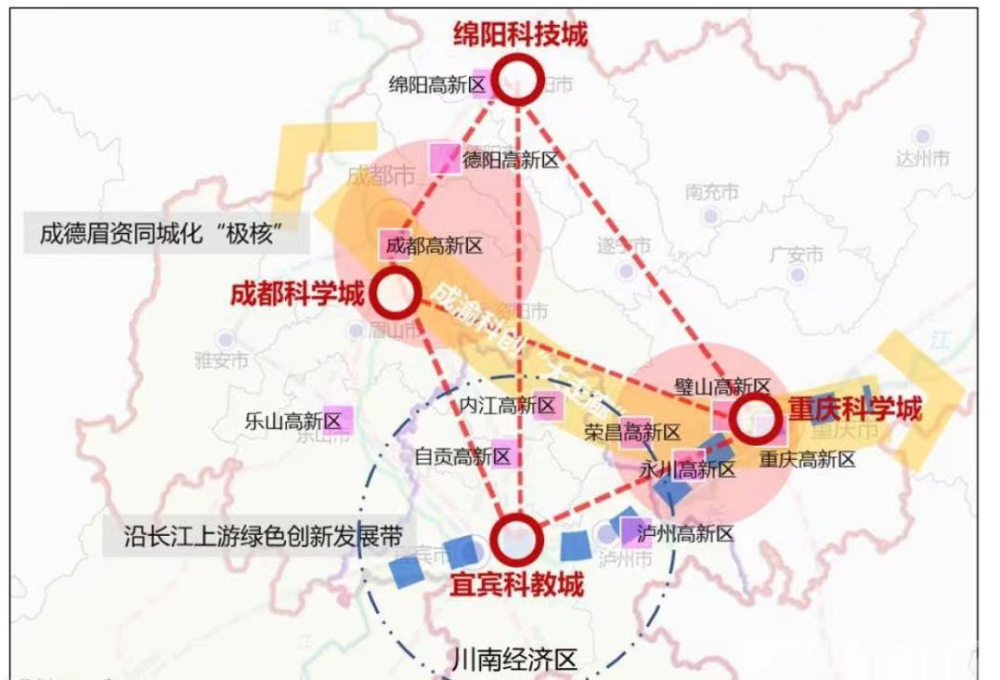 四川正由强省会过渡到一干多支五区协同的均衡发展格局