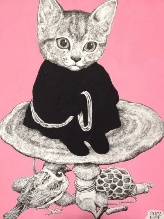 两度联名gucci她画的怪猫有何魔力