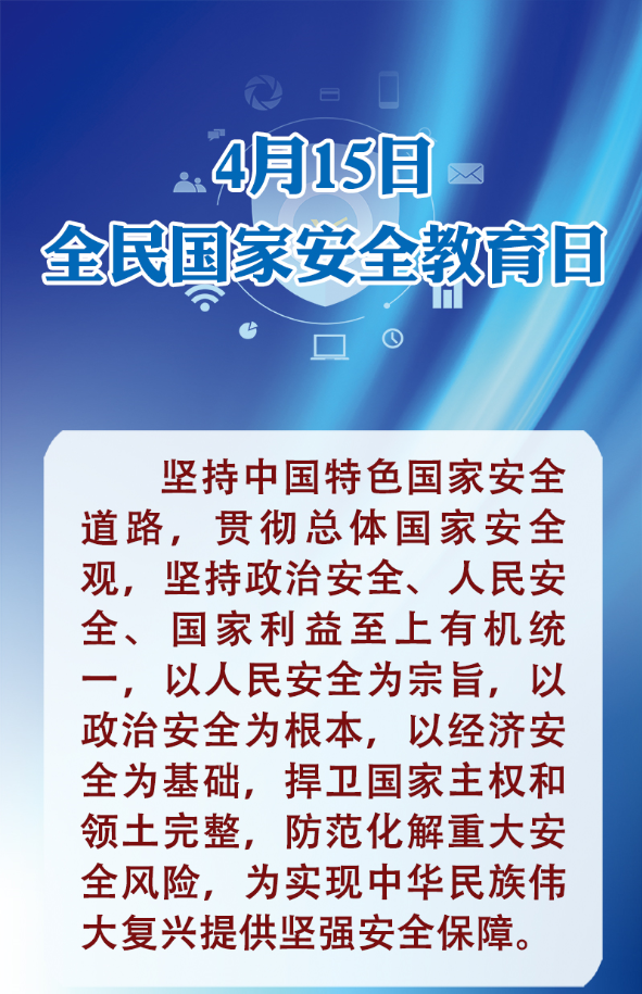 "4·15"全民国家安全教育日宣传海报_腾讯新闻