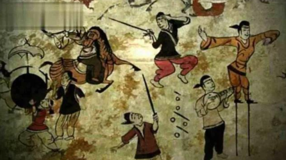 高句丽壁画中的民俗体育活动 骑马射箭运动兴盛 提倡全民健体 腾讯新闻