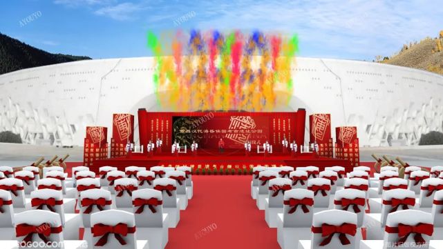 国风与时尚2种你值得收藏的舞台设计效果图