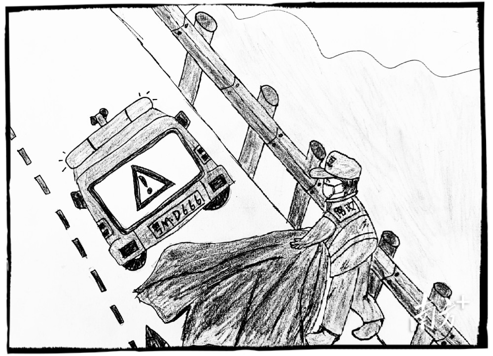 场景四:强化宣传,提高沿线群众的爱路护路意识,也是路政工作的一项