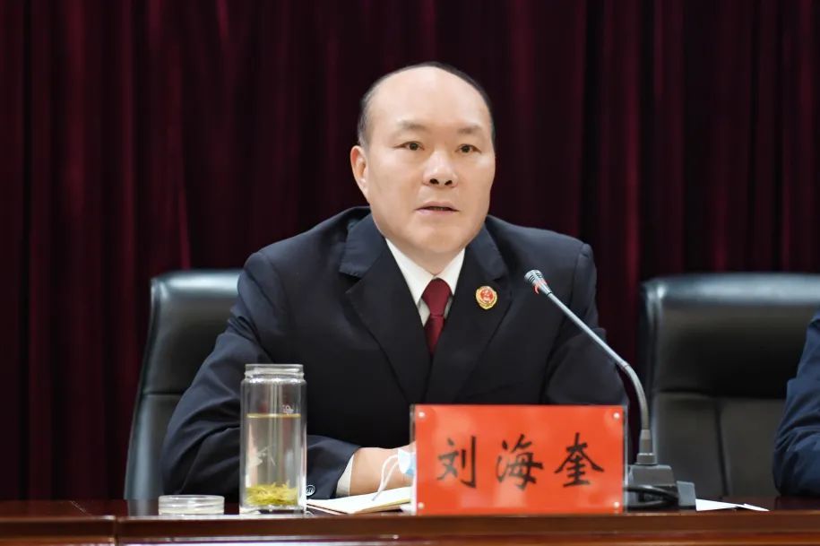 省第一驻点指导组检察院专班组长,省院离退休处副处长刘光明,检察院