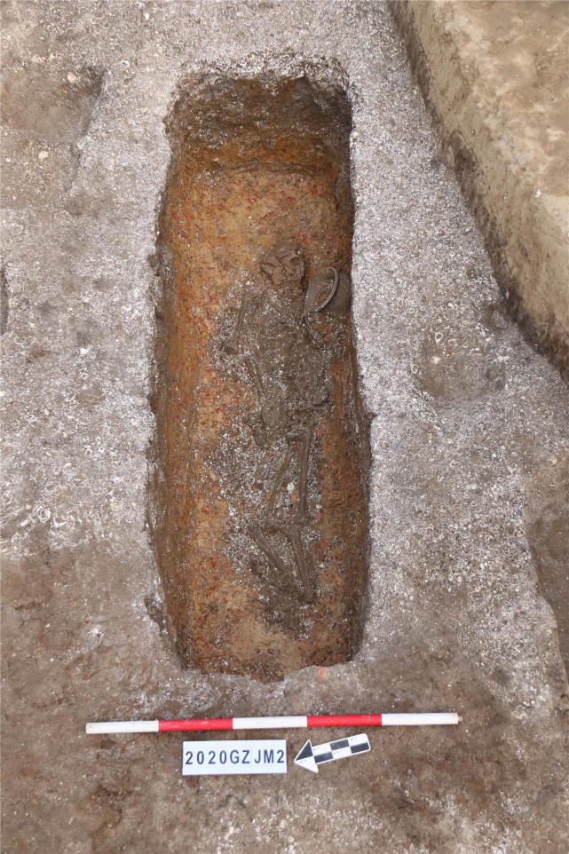 金兰寺遗址墓葬中的屈肢葬