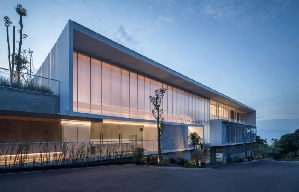 餐厅小型公共建筑设计印度尼西亚sp观景多功能中心案例