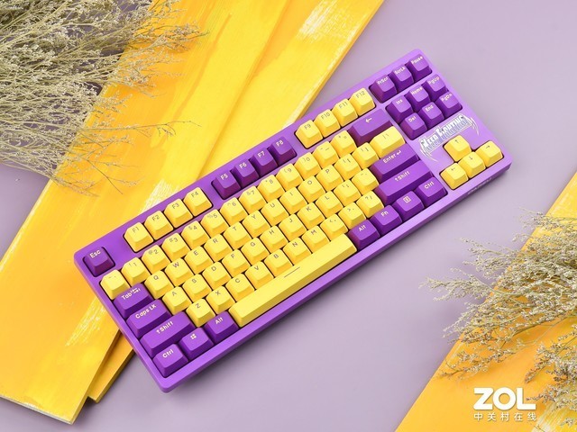 自研轴体|达尔优a87|达尔优|轴体|机械键盘|紫金|键盘
