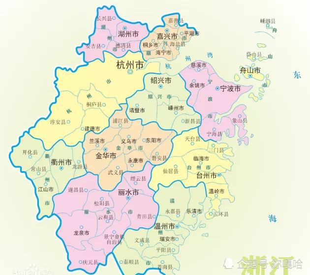 地名的来历:浙江