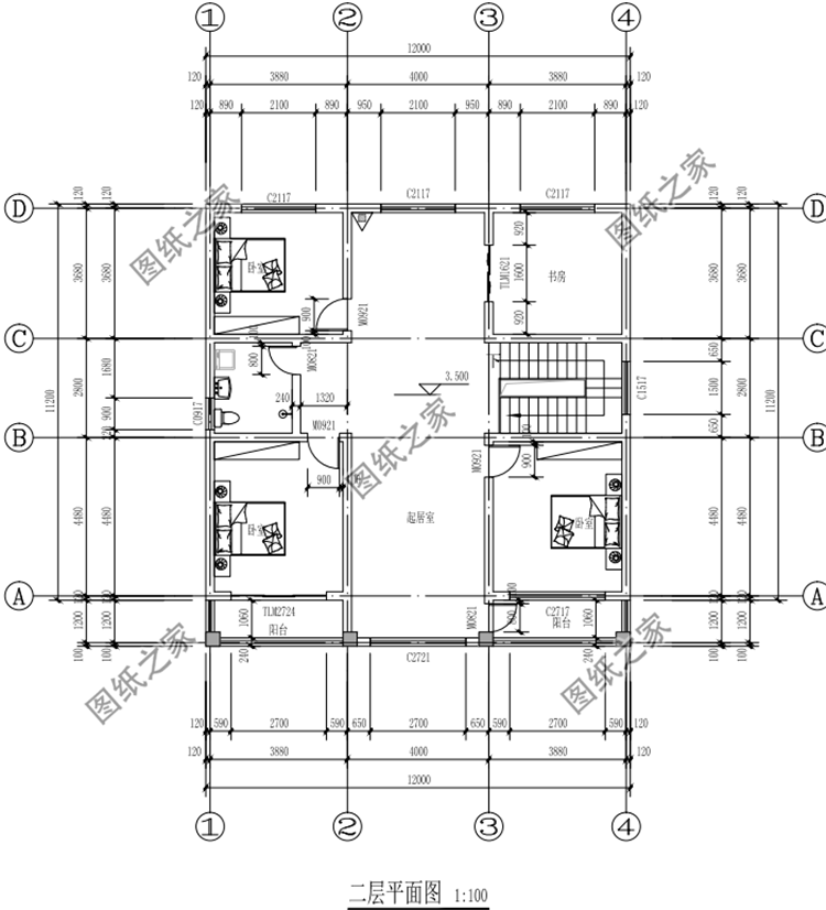 130平方米二層自建房設計圖,造價經濟老百姓建得起,別忘記收藏