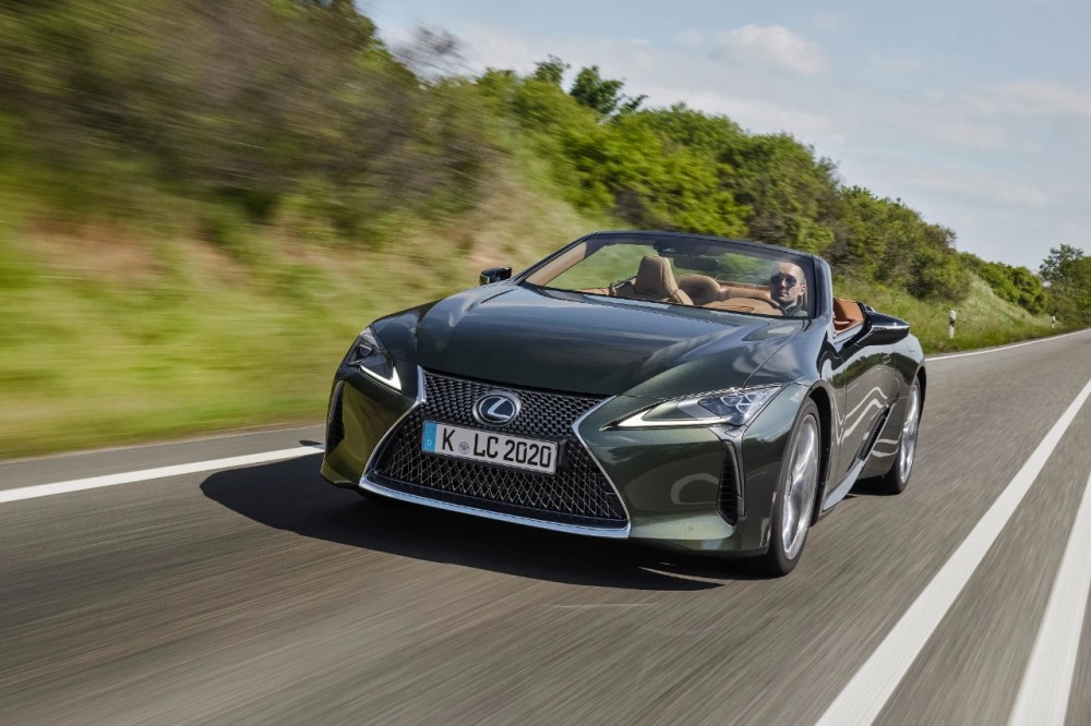 超凡脱俗的美感,来自雷克萨斯的敞篷跑车lc500h_腾讯新闻