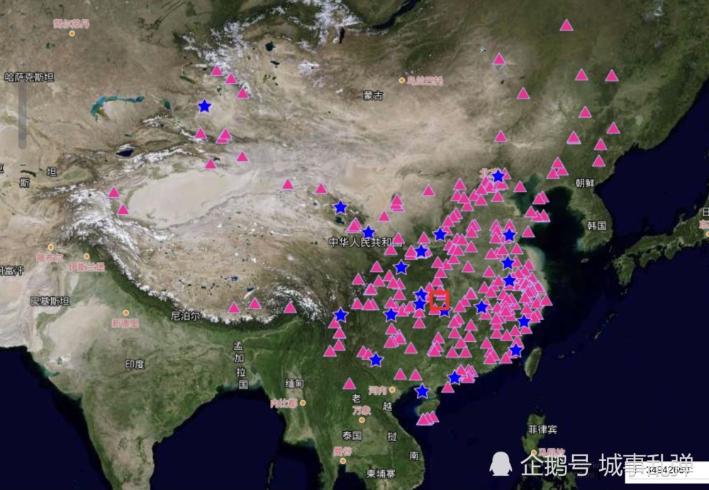 来自浙江大学学术地图平台根据文化旅游部的数据,全国的5a景区有279家