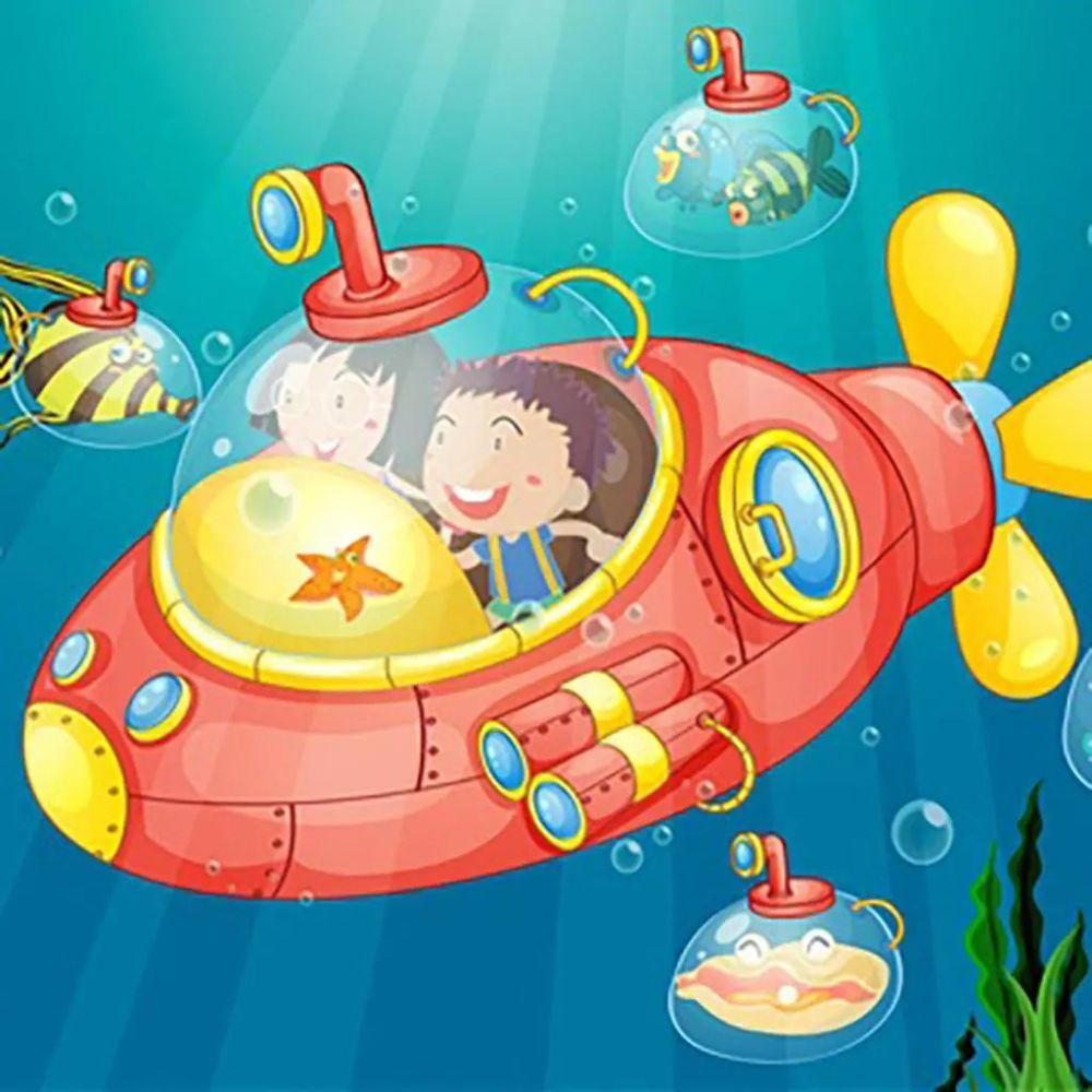 美术教案潜水艇