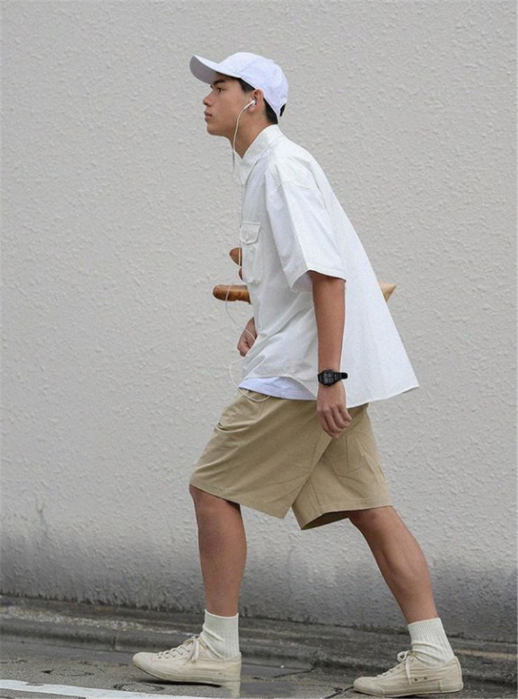男生"衬衫 短裤"超帅,穿出潮男风格,这些搭配方案值得尝试