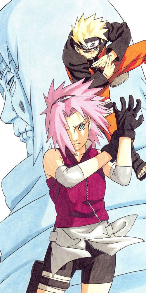 动漫壁纸火影忍者水门鸣人原画手机壁纸一切搓丸子