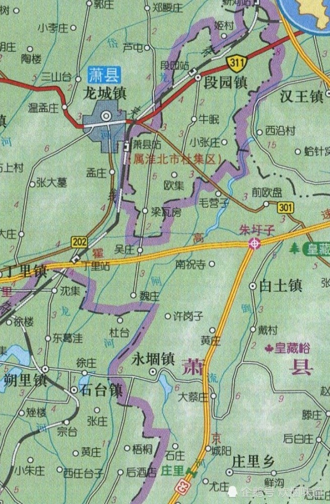 淮北市杜集区段园镇是一块飞地这里影响了萧县县往徐州市发展