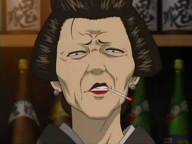 在银魂里的登势婆婆虽然戏份并不多,但是因为这个角色极具个性特色