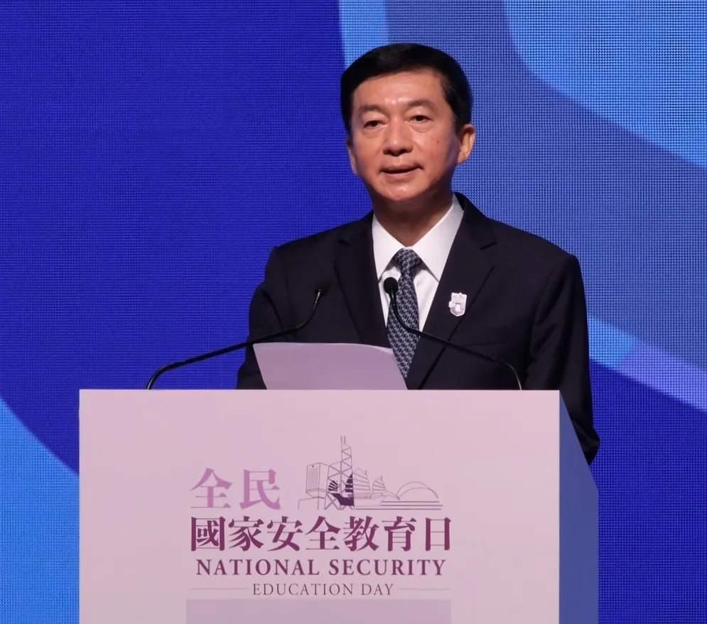"全民国家安全教育日"开幕典礼暨主题讲座今天(15日)在会展中心举行.