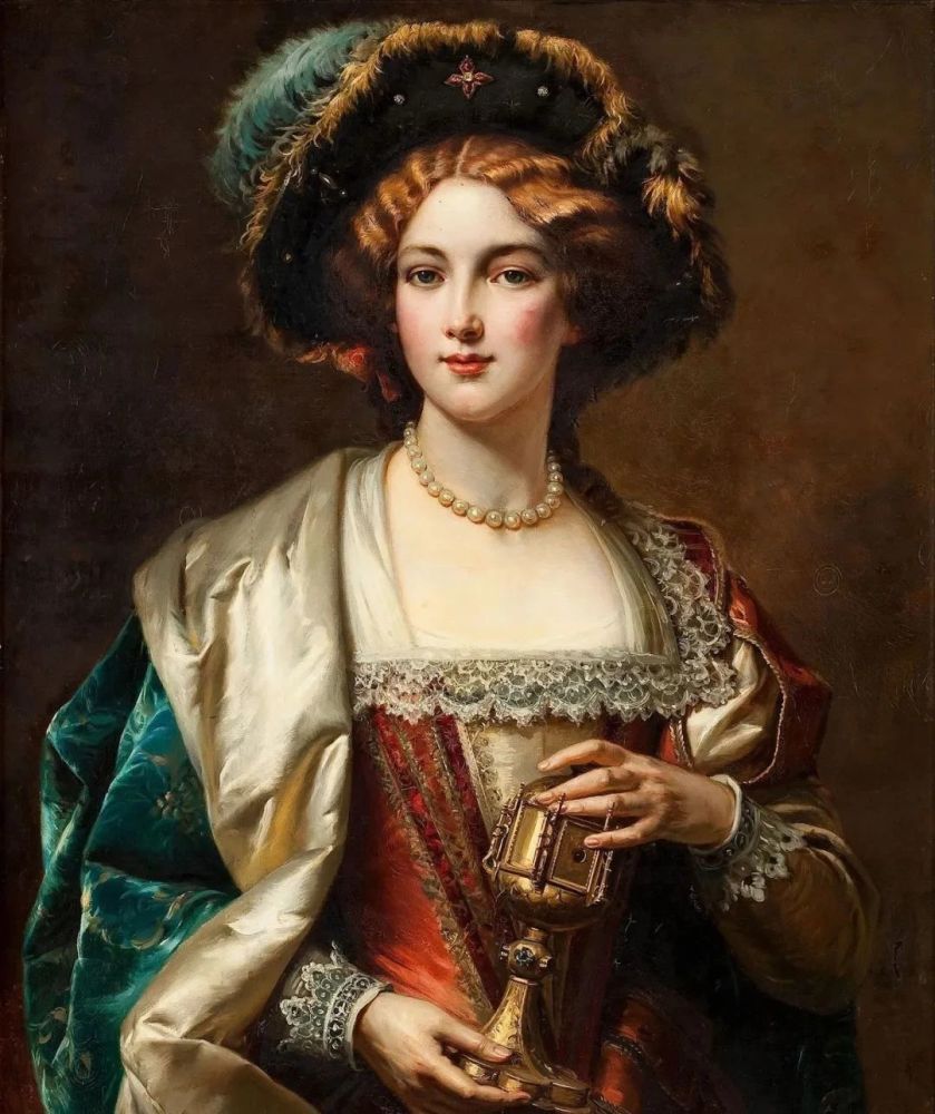 华丽的服饰精美的人物