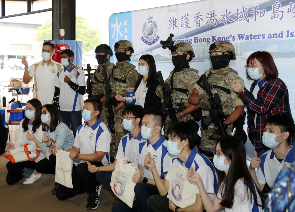 香港民众安全服务队图片