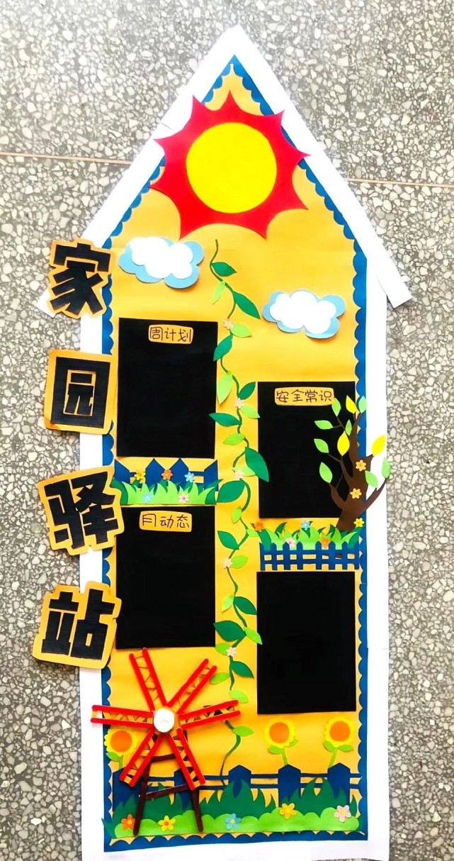 开学很久了, 老师们又该做 环创 了, 这么多的 家园栏 , 一定能满足你