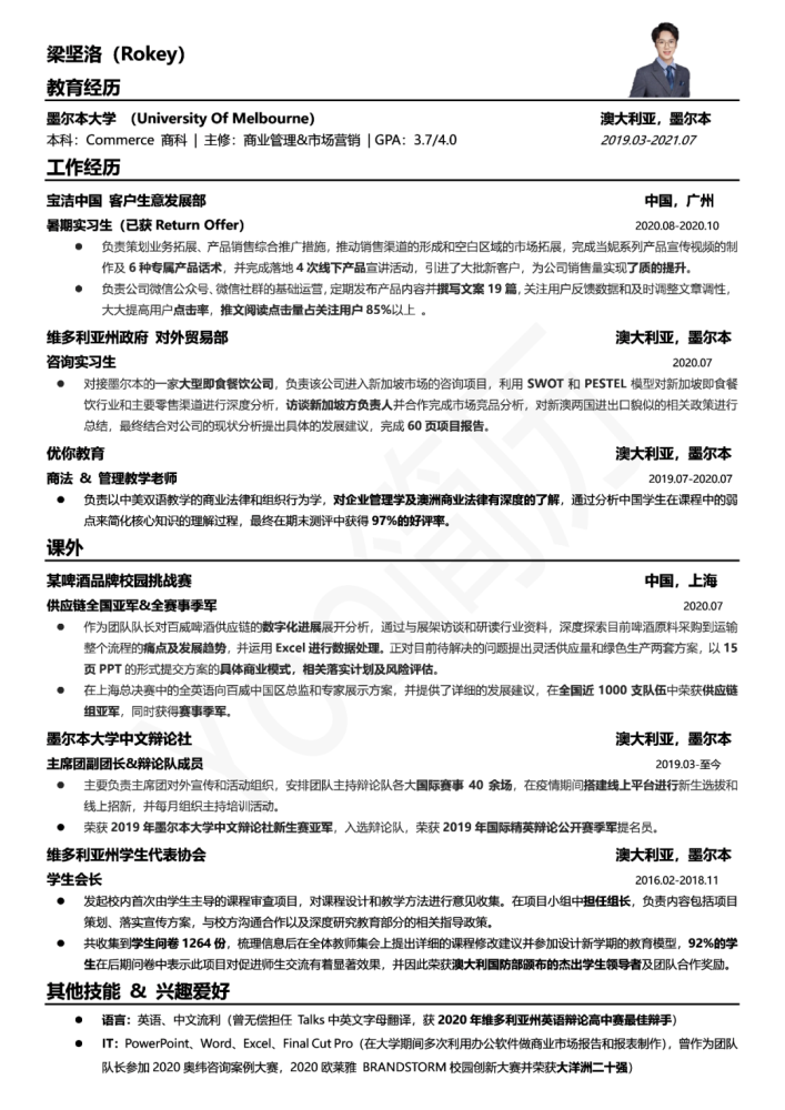 《初入职场的我们》,这份简历你值得拥有!_腾讯新闻
