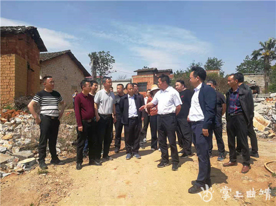 曲靖市阿岗水库移民搬迁安置推进会在罗平阿岗顺利召开