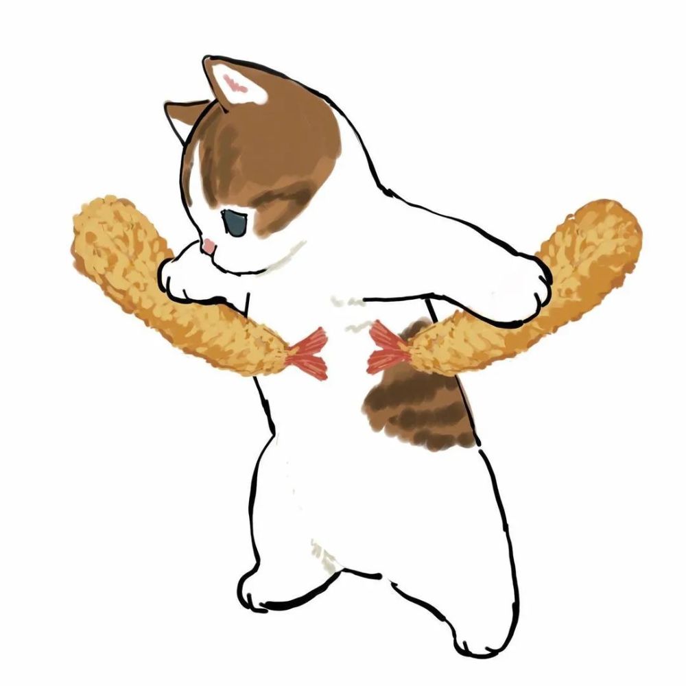 超可爱猫猫手绘图,傻傻的小猫萌翻了～_腾讯新闻