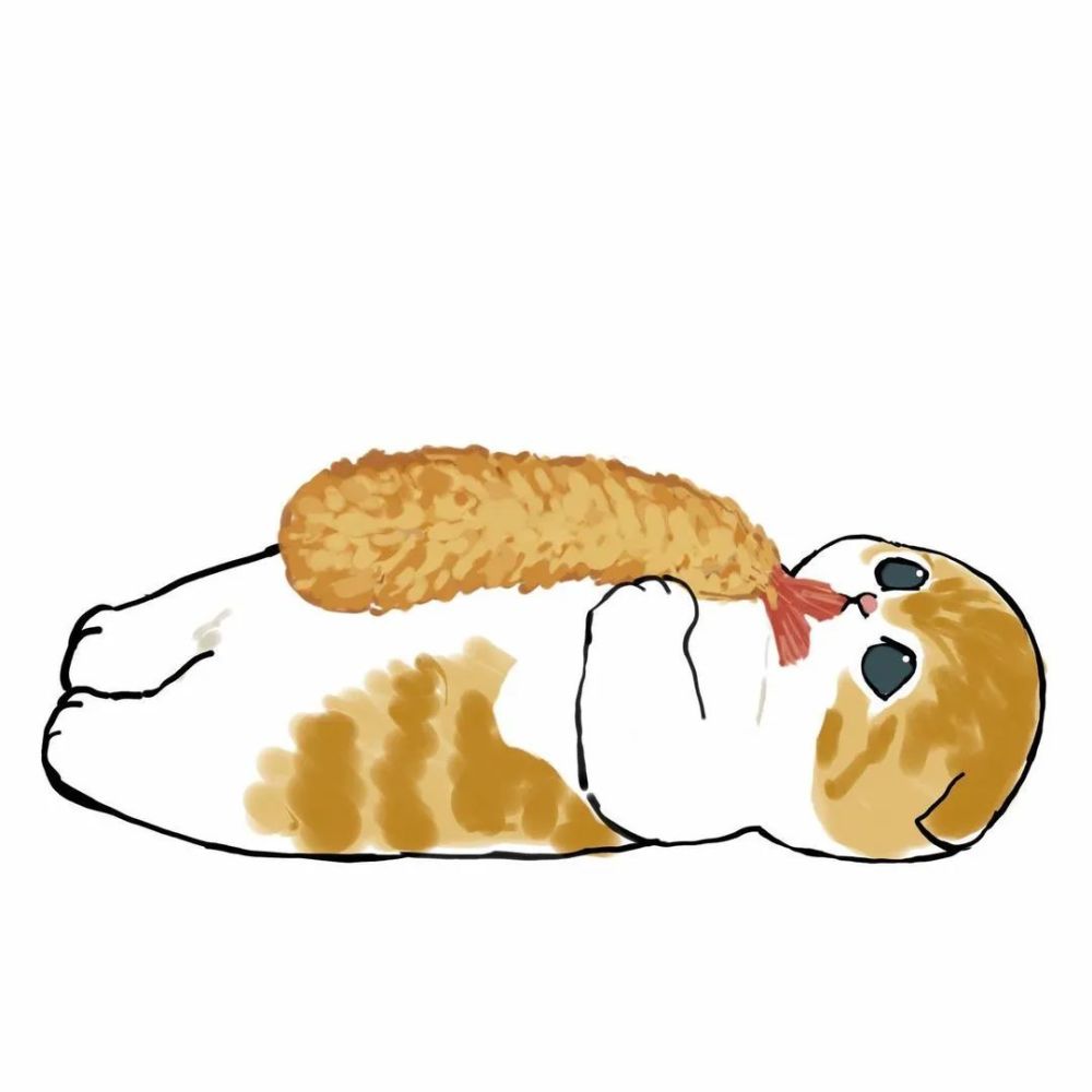超可爱猫猫手绘图傻傻的小猫萌翻了