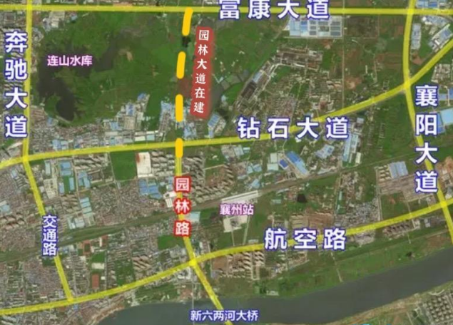 连接三个城区襄阳又一条大道即将通车