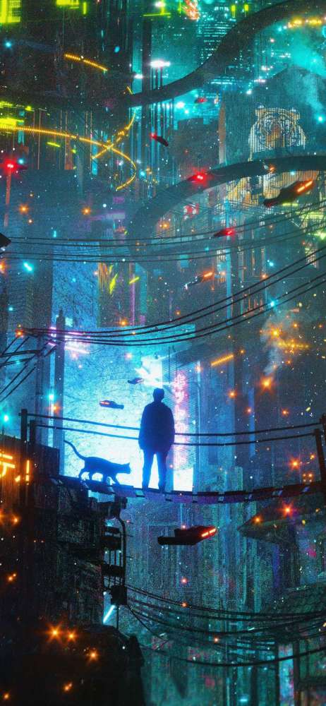 40张炫酷科幻的赛博朋克风壁纸 腾讯新闻