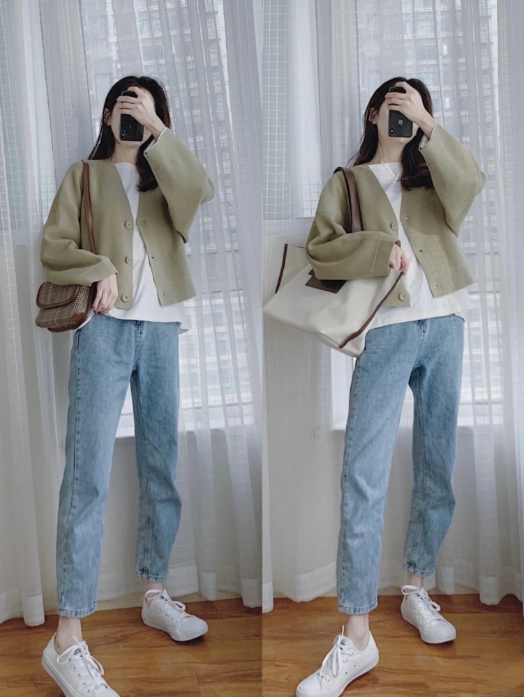 优衣库的穿搭精髓在这里,基础款也能穿出高级感,简约时髦很实用