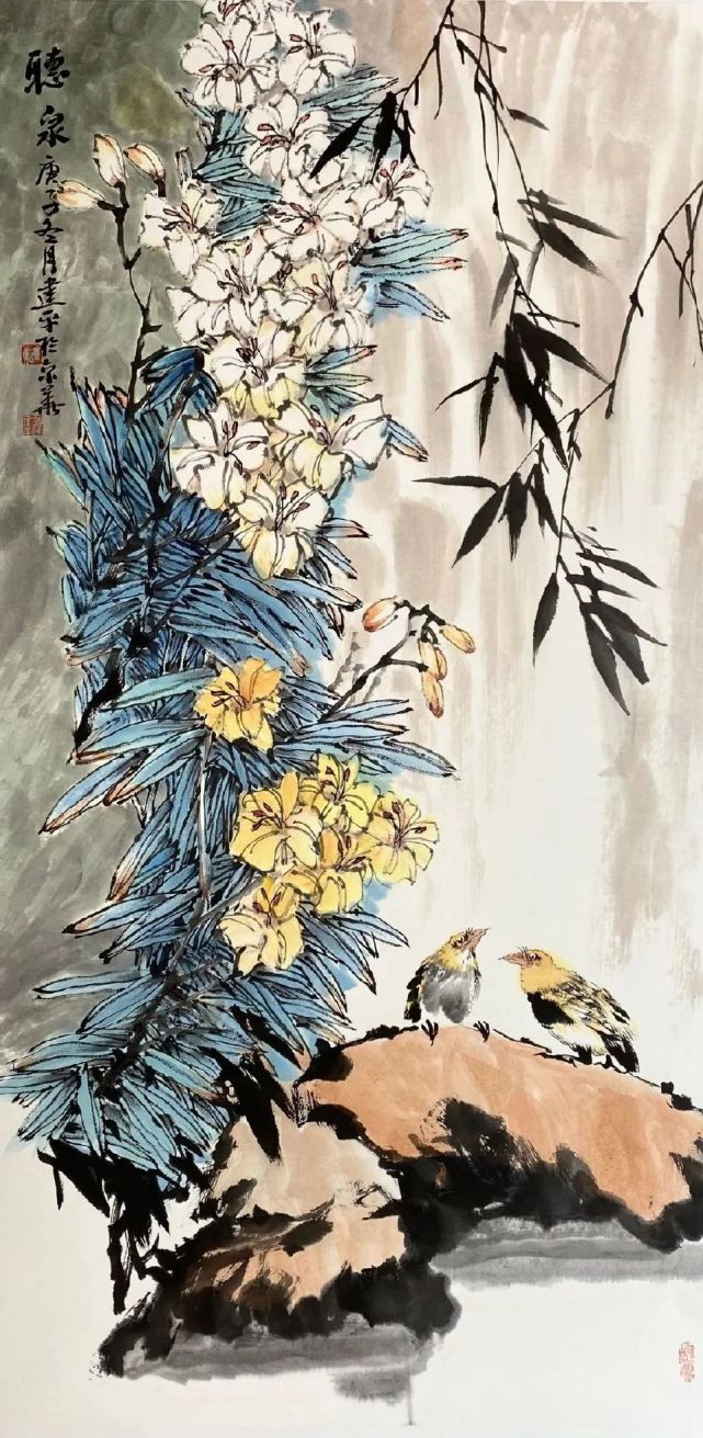 国画高梧凤至朱建平