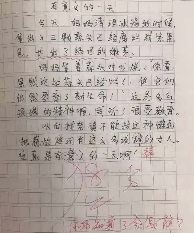 小学生作文 煮酒论英雄 思维清晰理由充分 老师看后无力反驳 腾讯新闻